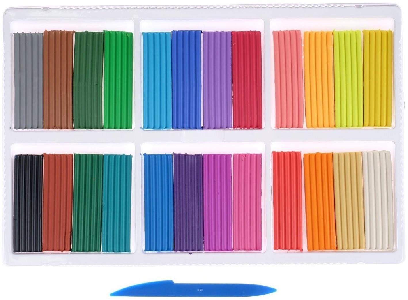 Пластилин 24 цвета 480 г 