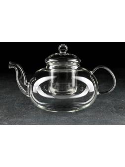 Чайник стеклянный заварочный «Валенсия», 1,2 л, стеклянное сито