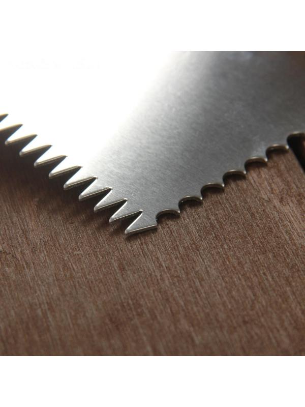 Шпатель кондитерский «Зубчики», 12×10×0,1 см