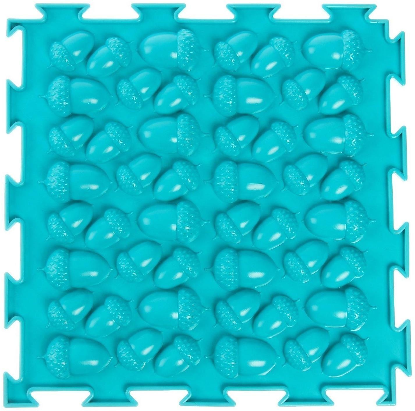 Модульный массажный коврик ОРТОДОН «Желуди», жесткий, цвет МИКС