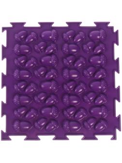 Модульный массажный коврик ОРТОДОН «Желуди», жесткий, цвет МИКС