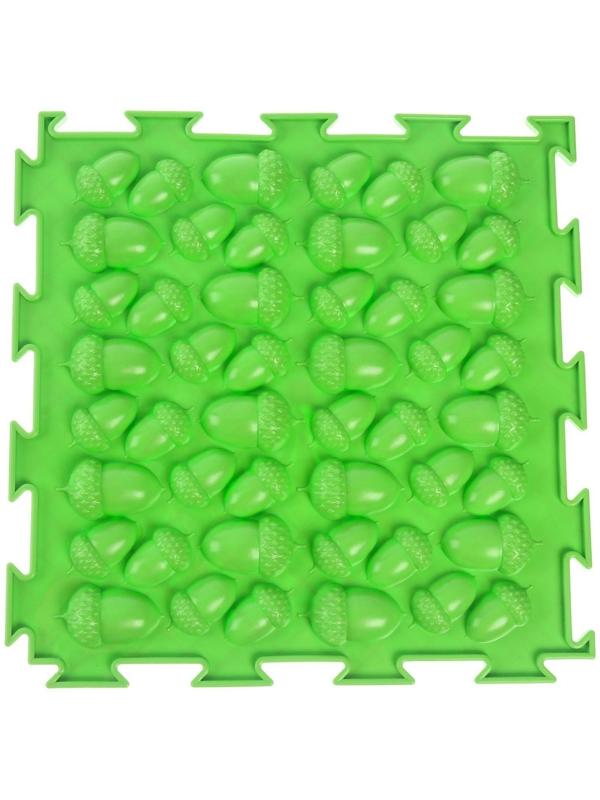 Модульный массажный коврик ОРТОДОН «Желуди», жесткий, цвет МИКС