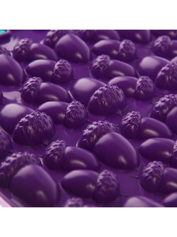 Модульный массажный коврик ОРТОДОН «Желуди», жесткий, цвет МИКС