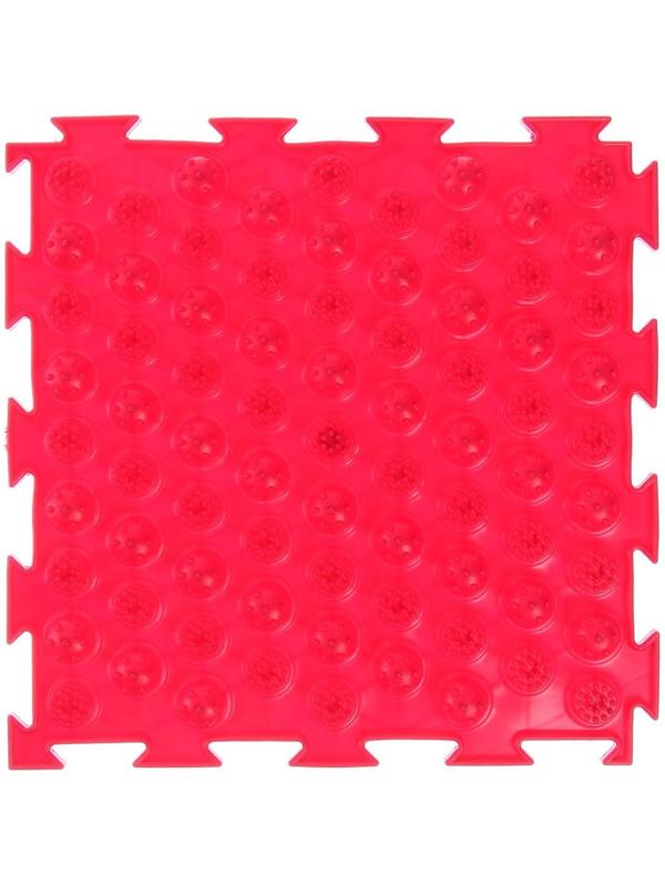 Модульный массажный коврик ОРТОДОН «Колючки», мягкий, цвет МИКС