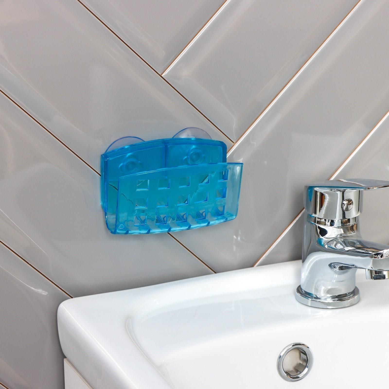 Держатель на присосках Bath Collection, 9×5×6 см, цвет МИКС