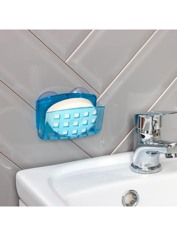 Держатель на присосках Bath Collection, 9×5×6 см, цвет МИКС