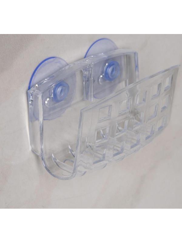 Держатель на присосках Bath Collection, 9×5×6 см, цвет МИКС