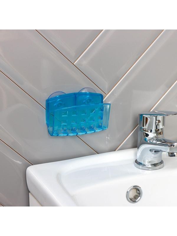 Держатель на присосках Bath Collection, 9×5×6 см, цвет МИКС