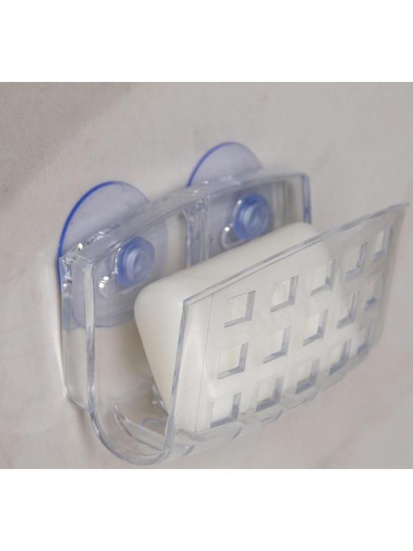 Держатель на присосках Bath Collection, 9×5×6 см, цвет МИКС