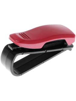 Держатель очков TORSO, зажим, красный