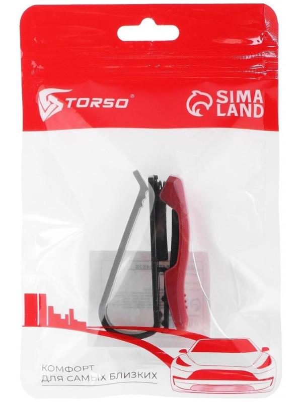 Держатель очков TORSO, зажим, красный
