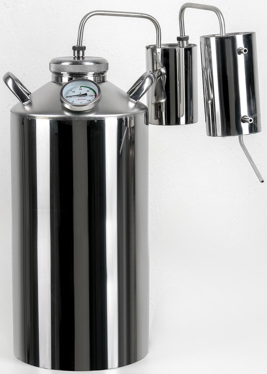 Дистиллятор, 15 л, горло 8 см, термометр