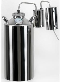 Дистиллятор, 15 л, горло 8 см, термометр