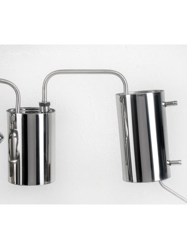 Дистиллятор, 15 л, горло 8 см, термометр