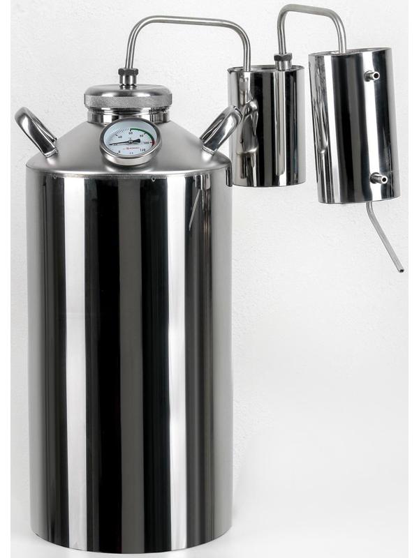 Дистиллятор, 15 л, горло 8 см, термометр