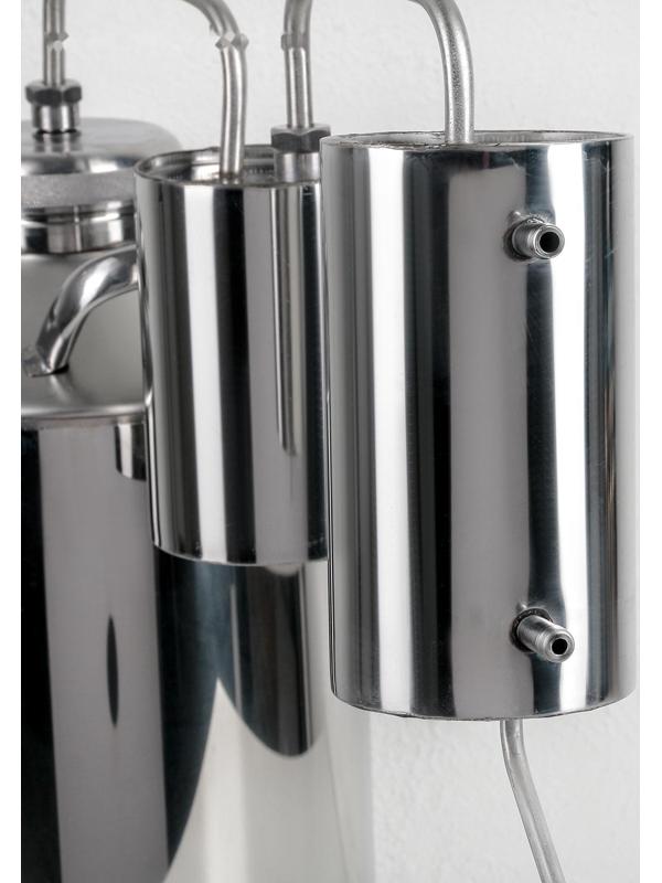 Дистиллятор, 15 л, горло 8 см, термометр