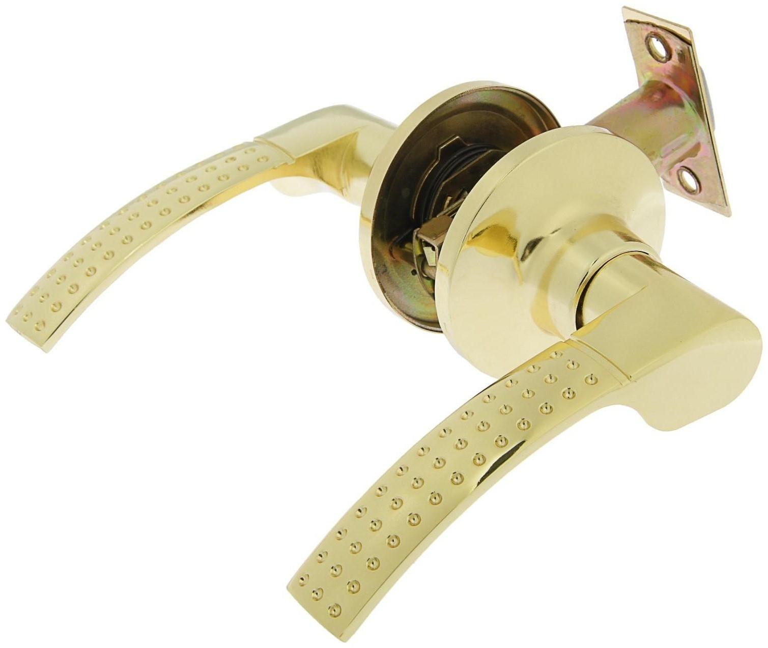 Защелка 2101, пустая, цвет золото