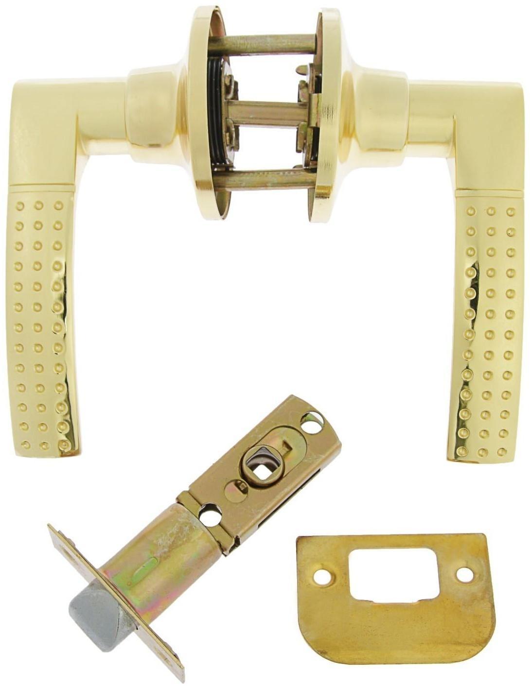 Защелка 2101, пустая, цвет золото