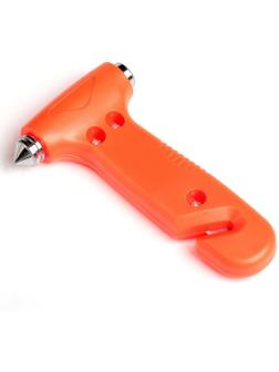 Аварийный молоток с ножом для ремня, 7×12.5 см