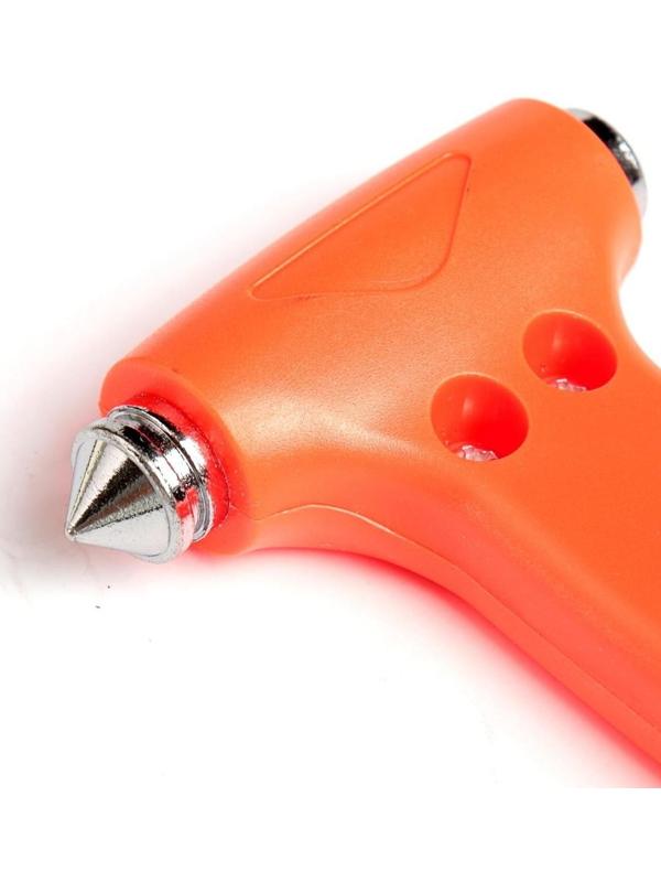 Аварийный молоток с ножом для ремня, 7×12.5 см