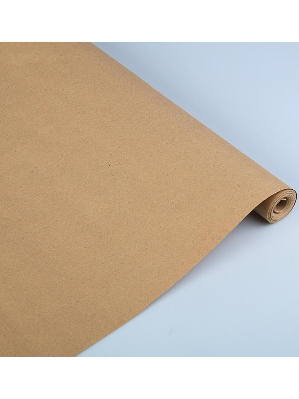 Бумага упаковочная крафт без печати, 75 г/м² ,0,72 х 20 м