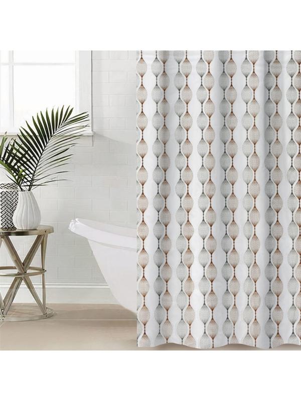 Штора для ванны Доляна «Капли», 180×180 см, EVA