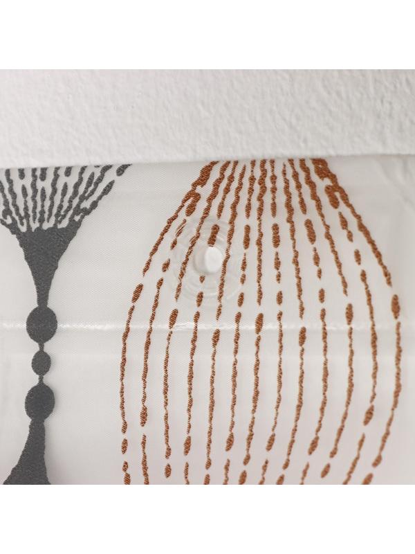 Штора для ванны Доляна «Капли», 180×180 см, EVA