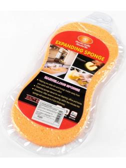 Губка впитывающая для авто, 22×10 см, вакуумная, микс