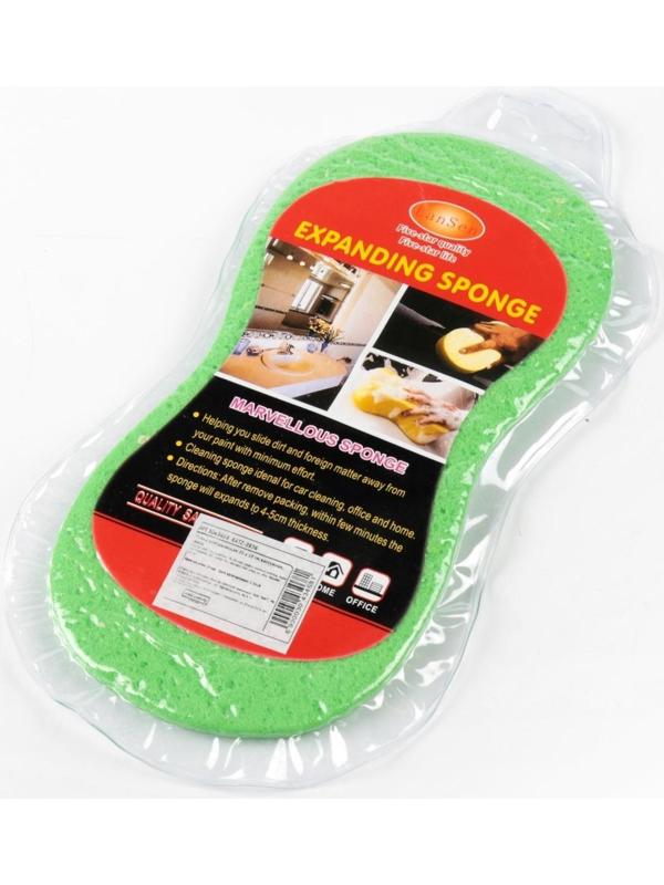 Губка впитывающая для авто, 22×10 см, вакуумная, микс
