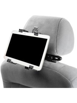 Держатель планшета TORSO на подголовник, раздвижной до 20см, ширина захватов 6-10 см