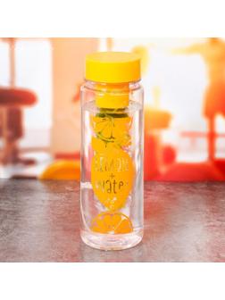 Бутылка для воды «Лимон+Вода», 500 мл