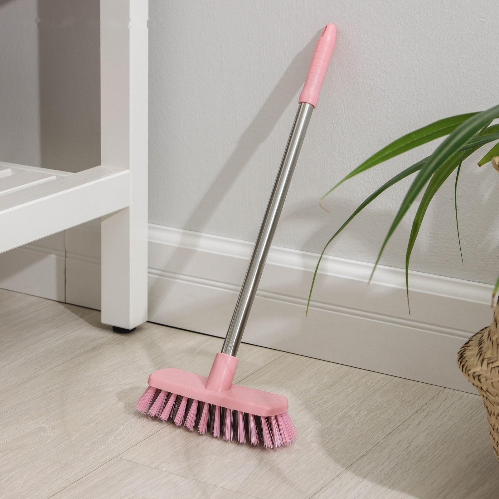 Щётка на ручке Доляна, 46×16×5 см, цвет МИКС