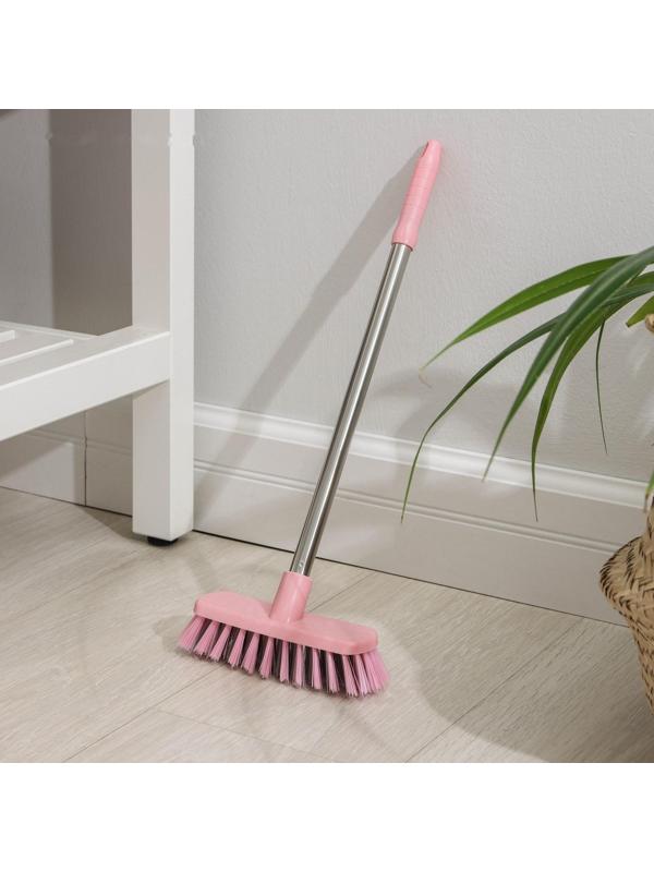 Щётка на ручке Доляна, 46×16×5 см, цвет МИКС