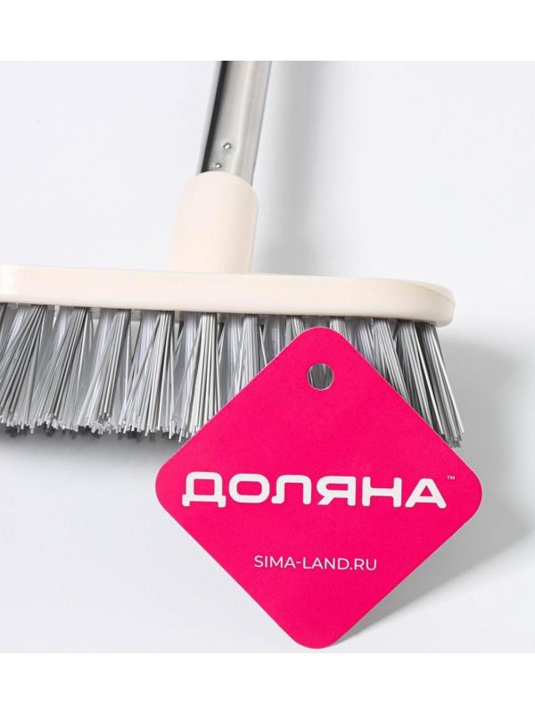 Щётка на ручке Доляна, 46×16×5 см, цвет МИКС
