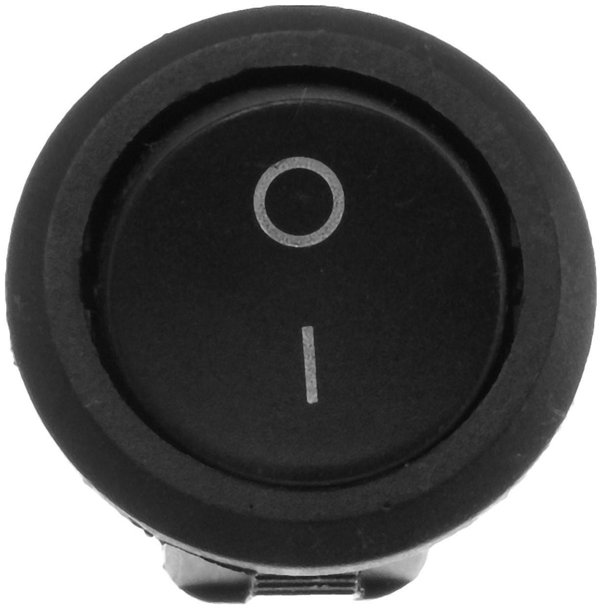 Кнопка - выключатель, без подсветки