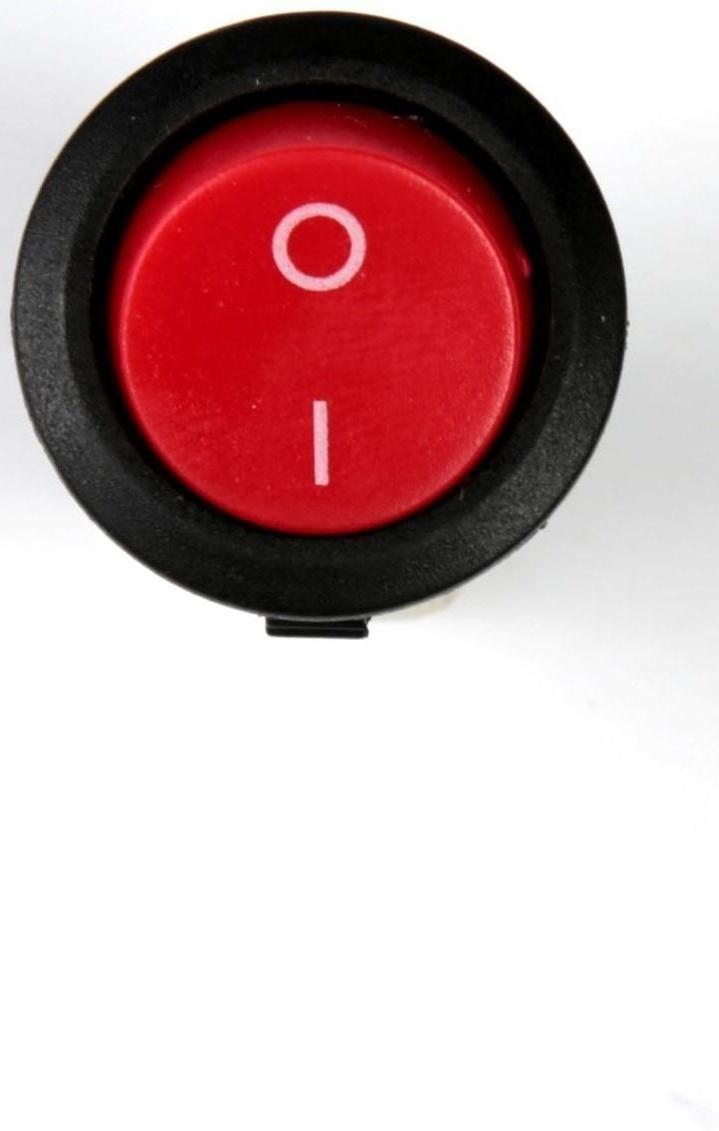 Кнопка - выключатель, без подсветки