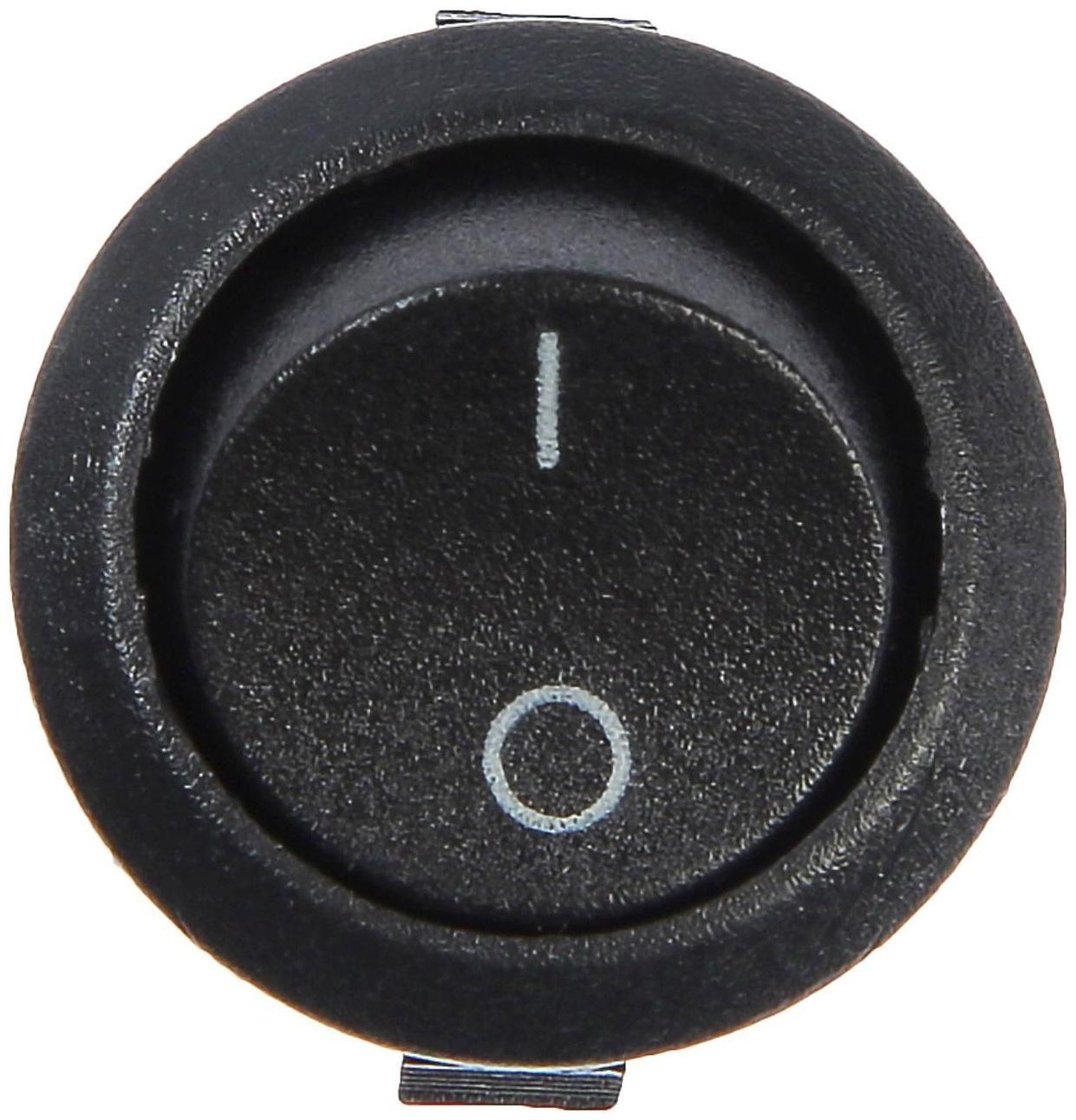 Кнопка - выключатель, без подсветки