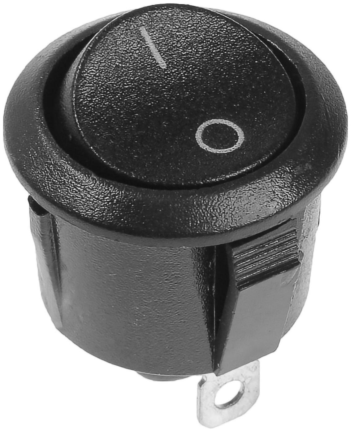 Кнопка - выключатель, без подсветки