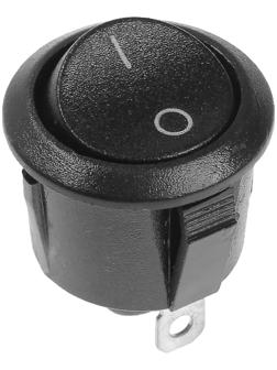 Кнопка - выключатель, без подсветки