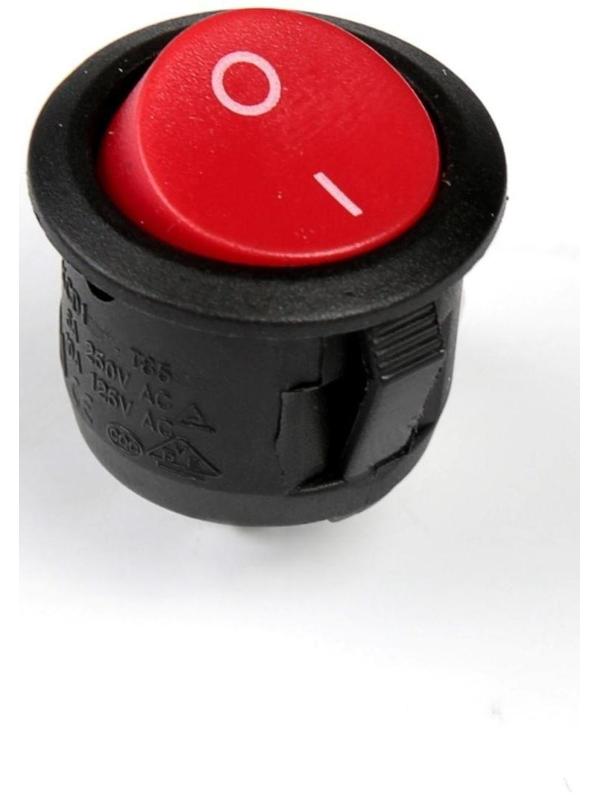 Кнопка - выключатель, без подсветки