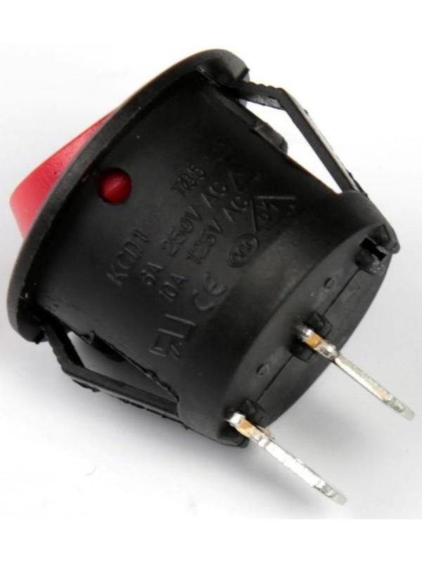 Кнопка - выключатель, без подсветки