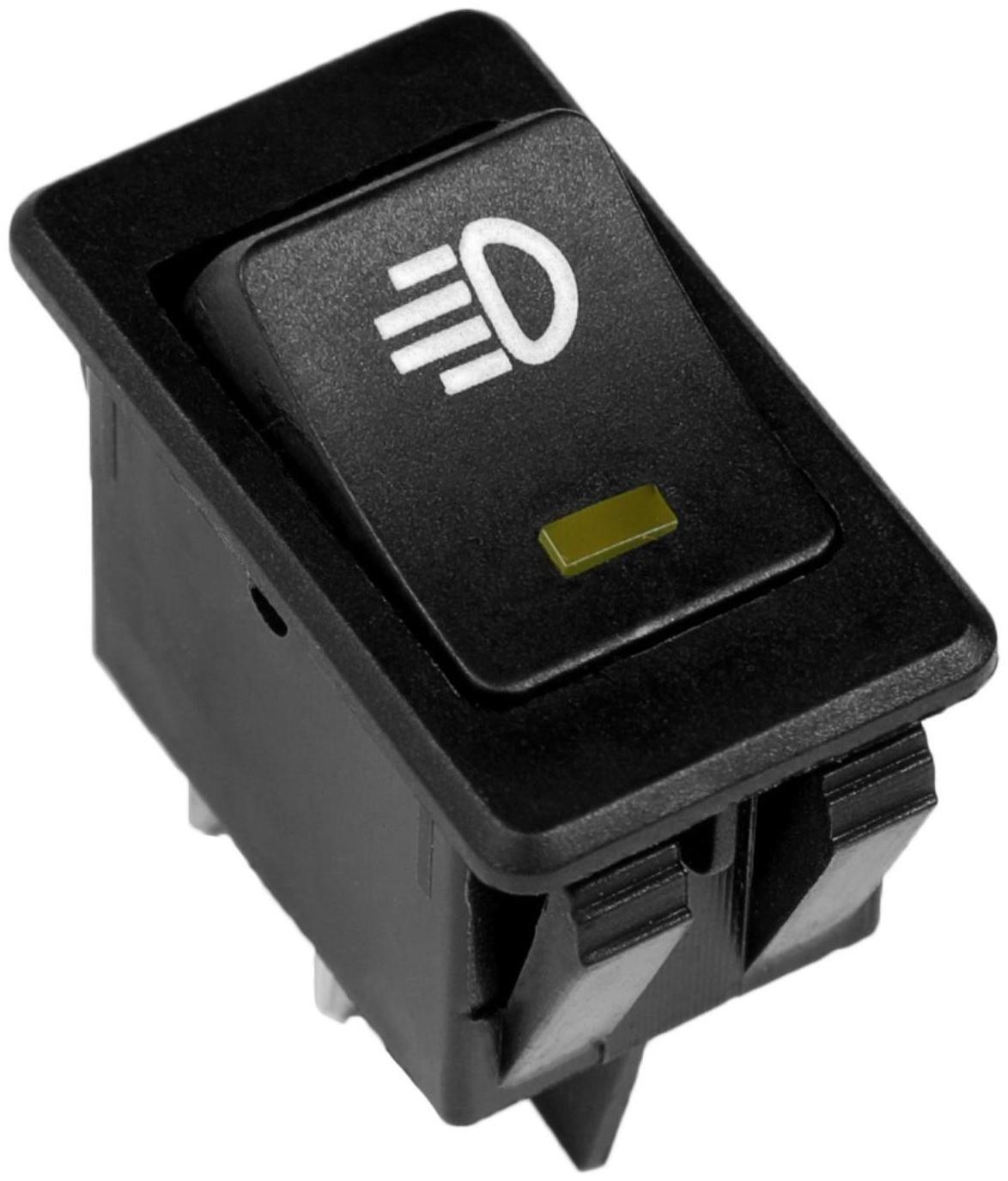 Кнопка - выключатель, с подсветкой