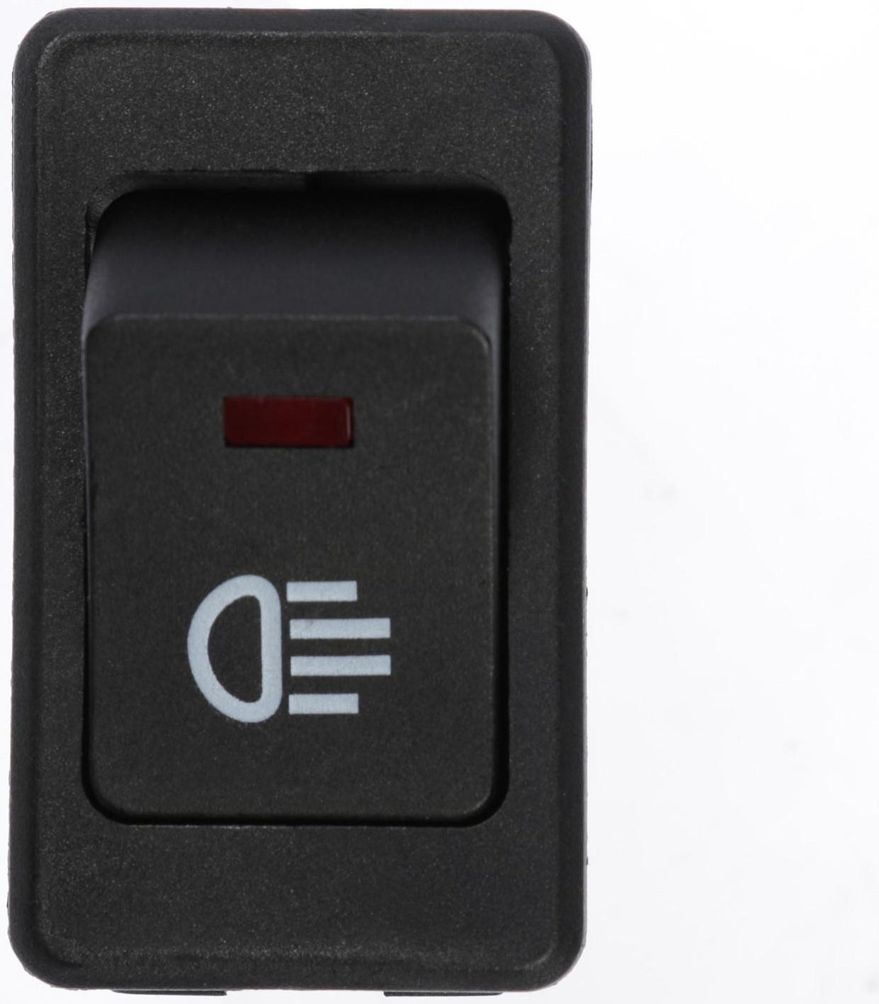 Кнопка - выключатель, с подсветкой