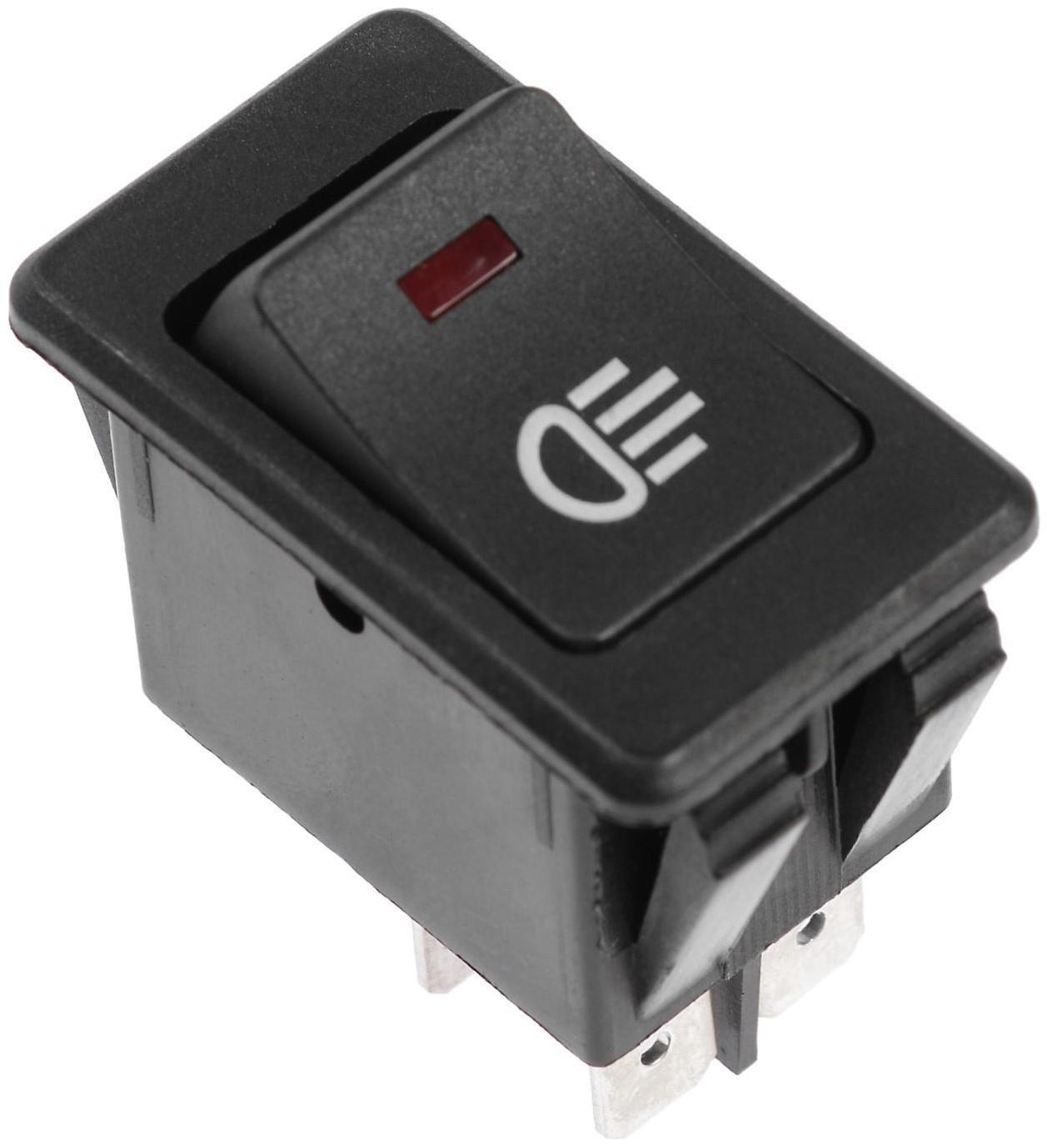 Кнопка - выключатель, с подсветкой