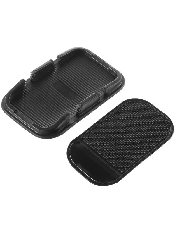 Коврик противоскользящий, 16×10×1.5, черный, набор 2 шт