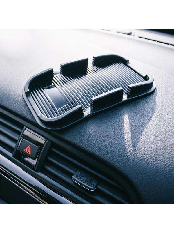 Коврик противоскользящий, 16×10×1.5, черный, набор 2 шт