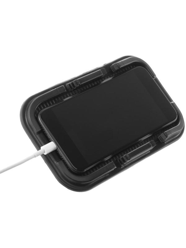 Коврик противоскользящий, 16×10×1.5, черный, набор 2 шт