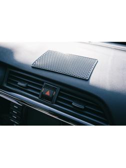 Коврик противоскользящий, мелкие соты, 18×12 см, черный