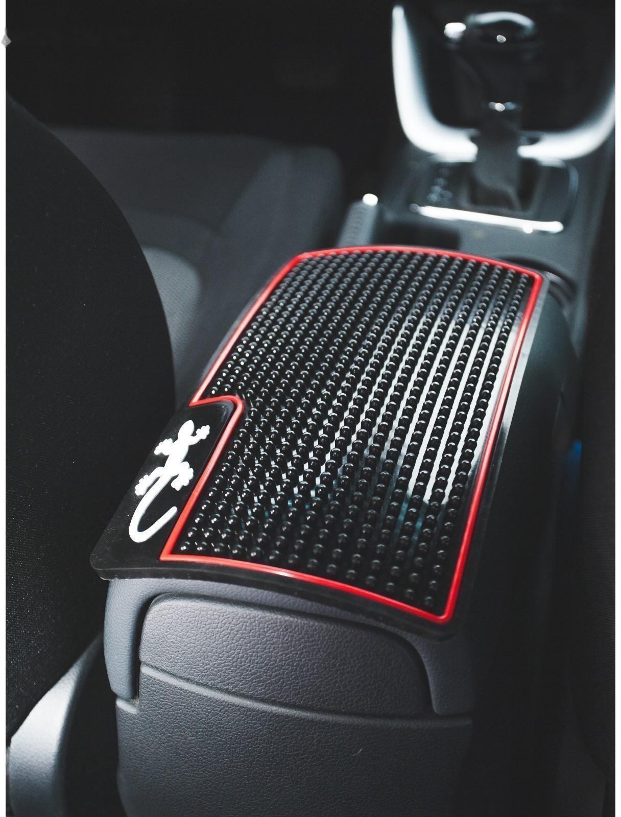 Массажный коврик подлокотника, ящерица с красной окантовкой, 26×15 см