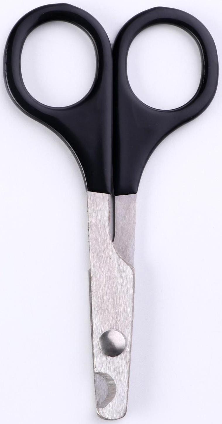 Ножницы-когтерезы большие, отверстие 10 мм, чёрные